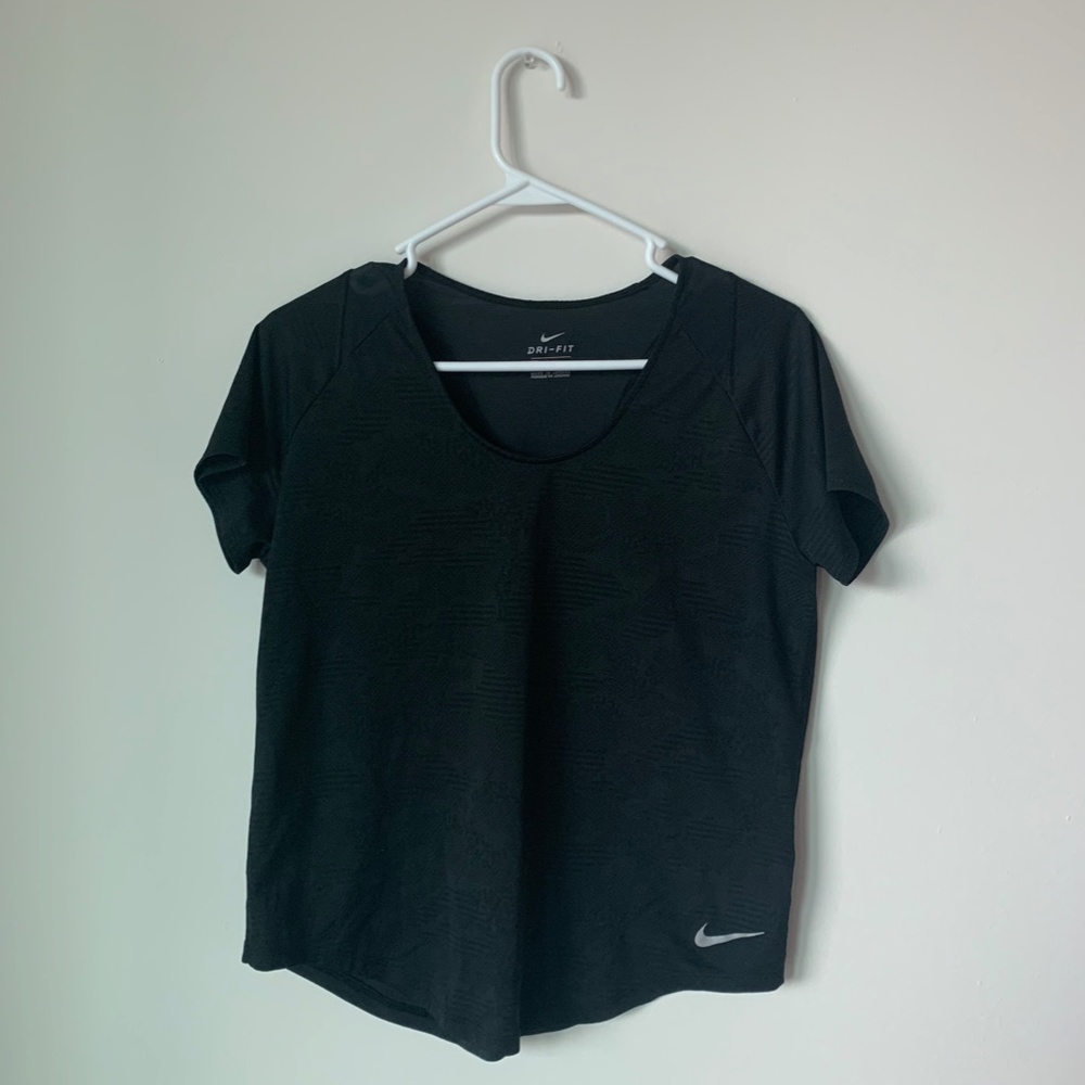 Nike Dri-Fit  Top, Black, M